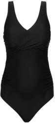  Női fürdőruha, fekete, virágmintával, egyrészes, BELLYBUTTON, S INTL (hurtimex_4052066063969)