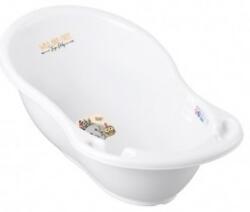 TEGA BABY Бебешка вана с оттичане Tega Baby - Wild & Free, Слонче, 86 cm, бяла (5902963001375)