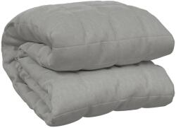 vidaXL szürke szövet súlyozott takaró 150 x 200 cm 7 kg 350720 (350720)