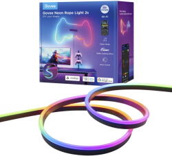 Govee Banda LED Govee Neon Strip Light, LED strip black, 4 meters, black (H61D4C11)