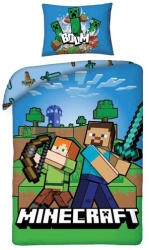 Halantex Minecraft ágyneműhuzat szett - Boom (MNC-282BL) (MNC-282BL)