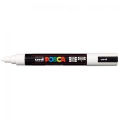 uni POSCA PC-5M Filc, 1.8-2.5 mm, Fehér (2UPC5MFEH)