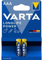 VARTA Longlife Power AAA LR3 mikroelem 2 db