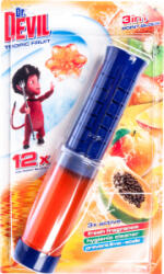 Dr. Devil 3in1 WC-tisztító blokk tubusban Tropical Fruit, 75 ml