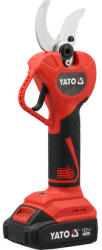 TOYA Akkumulátoros metszőolló 18 V, 40 mm, szénkefementes, 2 Ah akkuval YT-828382 (828382) (YT-828382)