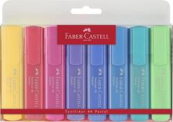 Faber-Castell Set de 8 textmarkere Faber-Castell 1546, Pastel (FC154681)