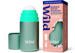 WILD Roll on Fresh Cotton & Sea Salt deodorant, 50ml, unisex