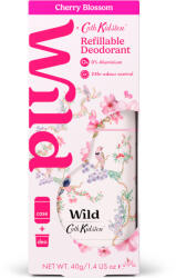 WILD & Cath Kidston Birds & Berries Case Cherry Blossom Refillable Deodorant Deostick, 40 g, Femei