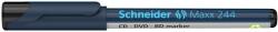 Schneider Алкохолен маркер за CD/DVD, 0, 7 mm, SCHNEIDER "Maxx 244", черен 124401 (124401)
