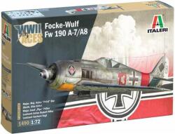 Italeri Model asamblabil Militar: Avioane - Vânător german Focke Wulf Fw 190 A-7/A-8 F - WWII Aces (ITA1490)