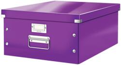 Leitz Cutie depozitare cu capac carton laminat pliabila cu capac 360 x 200 x 480 mm Leitz WOW Click&Store mov (ESS60450062)