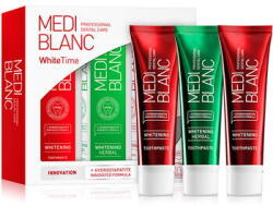 MEDIBLANC Whitetime Toothpaste Set - Sada bělicích past na zuby