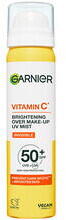 Garnier Produse pentru protectie solara Vitamin C Brightening Over Make-up UV Mist SPF 50+ - Rozjasňující pleťová mlha - vexio