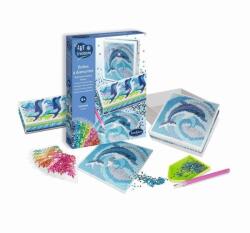 Sentosphère SENTOSPHERE Set creativ Cutie cu diamante Delfini (SNT32490)