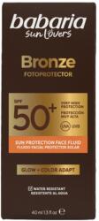 Babaria Fluid pentru fata cu protectie solara SPF 50+ UVA&UVB Bronze Fotoprotector, 40 ml, Babaria