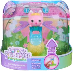 Gabby's Dollhouse Gabby's Dollhouse, Fairylandia, inel magic cu figurina mobila, Kitty Fairy Figurina