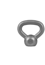 Gorilla Sports Kettlebell öntöttvas súlyzó szürke 2 kg (100338-00002-0006) - kokiskashop