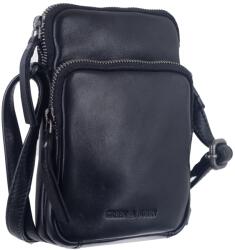 Greenburry Geanta umar unisex piele naturala neagra 14.5 x 18.5 x 4.0 cm, Colombiana, Greenburry