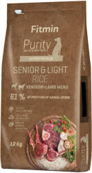 Fitmin 2x12kg Fitmin Purity Senior & Light rizs, szarvas & bárány száraz kutyatáp