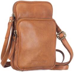 Greenburry Geanta umar unisex piele naturala coniac 14.5 x 18.5 x 4.0 cm, Colombiana, Greenburry