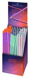 Faber-Castell Creioane grafice, afișaj, B, triunghiulare, FABER-CASTELL "Grip 2001 Flow", amestec de culori, 72 buc