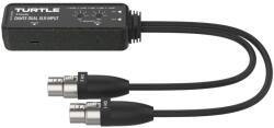  Turtle Dual XLR bemenet - kétkábeles adapter analóg XLR-ről digitális audio bemenetre Dante
