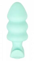 Cuties Vibrating Mini Plug Green - Compact Silicone Intimate System USB