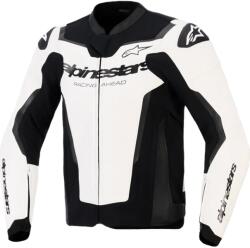 Alpinestars GP Force V2 motoros bőrkabát fehér-fekete