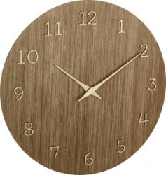 TFA Kvarc Falióra 29.8 cm x 4.1 cm x 29.8 cm Fa (sötét) (60.3072. 23) (60.3072.23)