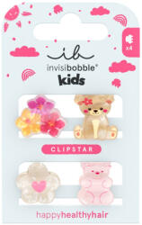 Invisibobble Clipstar Kids Bearly Bloomed 4 pcs