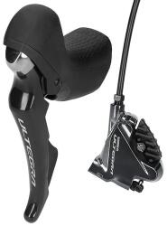 Shimano Ultegra BR-R8070 és ST-R8020 országúti fék-váltókar és hidraulikus tárcsafék szett, csak bal (első), 2s, 100 cm, fekete