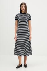 Tommy Hilfiger rochie evazată din bumbac cu elastan PPYA-SUD1UG_59X (DW0DW20383)