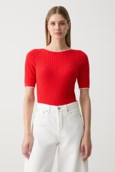 Tommy Hilfiger tricou tricotat pentru femei, din bumbac 9BY2-SWDZW0_33X (WW0WW50103)