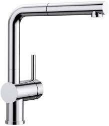 BLANCO LINUS-S mosogató csaptelep, kihúzható zuhanyfejjel, króm 512200 (512200)