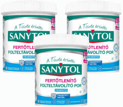 Sanytol Fertőtlenítő Folteltávolító Por Fehér ruhákhoz (3x450 g)