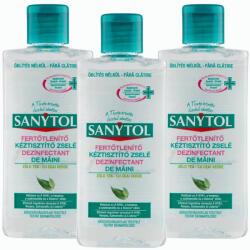 Sanytol Fertőtlenítő Kézgél (3x75 ml)