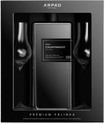 Árpád Pálinka Árpád Prémium Cigánymeggy Pálinka (DD+2 Tulipán Pohár) [0, 5L|40%] - diszkontital