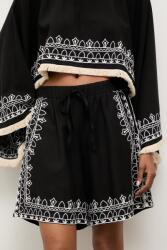 Answear. LAB pantaloni scurți pentru femei, din vâscoză BPY2-SZD016_99X (WS26.SZD016)