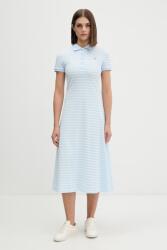Tommy Hilfiger rochie evazată din bumbac cu elastan PPYA-SUD1UG_05A (DW0DW20383)