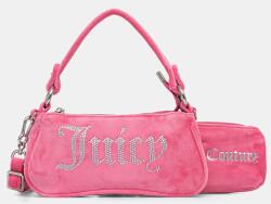Juicy Couture keresztpántos táska női velúr Kimberly - rózsaszín Univerzális méret - answear - 33 990 Ft