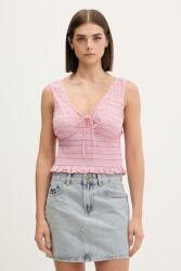 Rip Curl női pamut pántos PARADISE CHECK TOP - lila XS