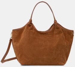 ANSWEAR shopper női velúrbőr - barna Univerzális méret - answear - 49 990 Ft
