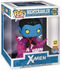 Funko pop Deluxe X Men Nightcrawler Teleporting (glows In The Dark) #1124 Bobble Head Figurina