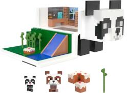Mattel Minecraft Mob Head Mini' s Panda Playset Figurina