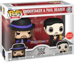 Funko Set Pop Pin 2 Pack Wwe Undertaker Paul Bearer With Pin Gamestop Exclusive Figurina