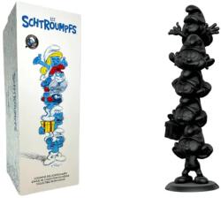 Plastoy The Smurfs Resin Smurfs Column Black Edition 50 Cm Figurina