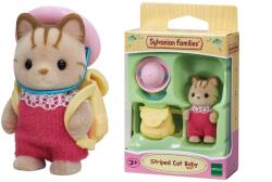 EPOCH Sylvanian Families Striped Cat Baby 5417 Figurina