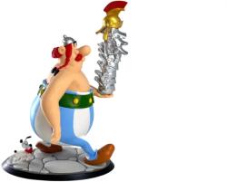 Plastoy Obelix Stack Of Helmets And Dogmatix 21cm Figurina