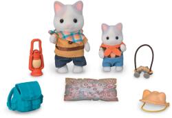 EPOCH Sylvanian Families Exciting Discovery Set Latte Cat Brother & Baby 5763 Figurina