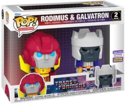Funko Pop 2 Pack Transformers Rodimus Galvatron (convention Limited Edition) 11cm Figurina